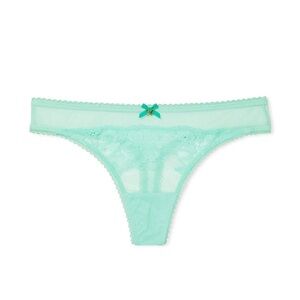 Shimmer Lace Front Thong